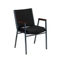 Emma+Oliver Heavy Duty Reception/Guest Stack Chair With Arms