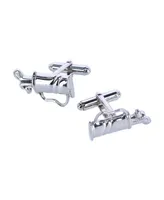 Trafalgar Sterling Silver Golf Bag Cufflinks