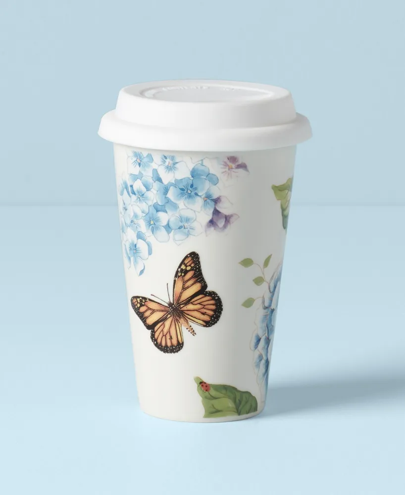 Lenox Butterfly Meadow Thermal Travel Mugs, set of 2