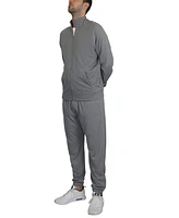 Blue Ice Men's Moisture Wicking Performance Active Track Jacket and Joggers