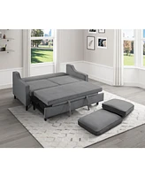 White Label Monty Convertible 71.5" Studio Sofa with Pull-Out Bed