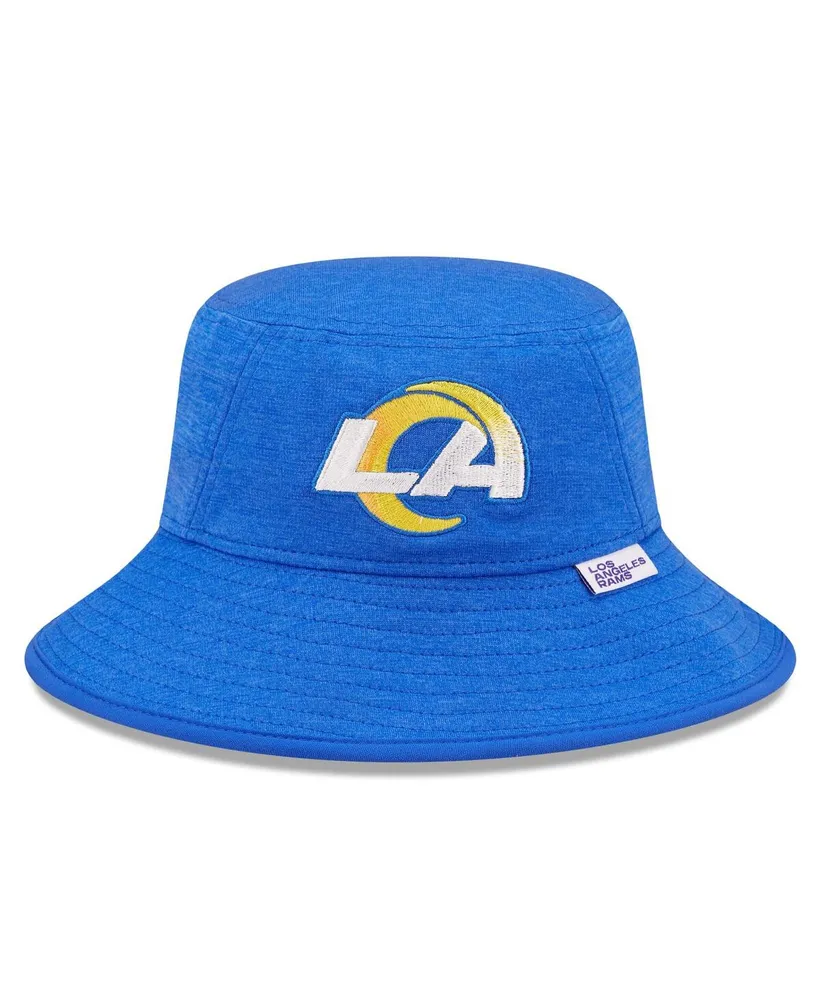 Men's New Era Heather Royal Los Angeles Rams Bucket Hat