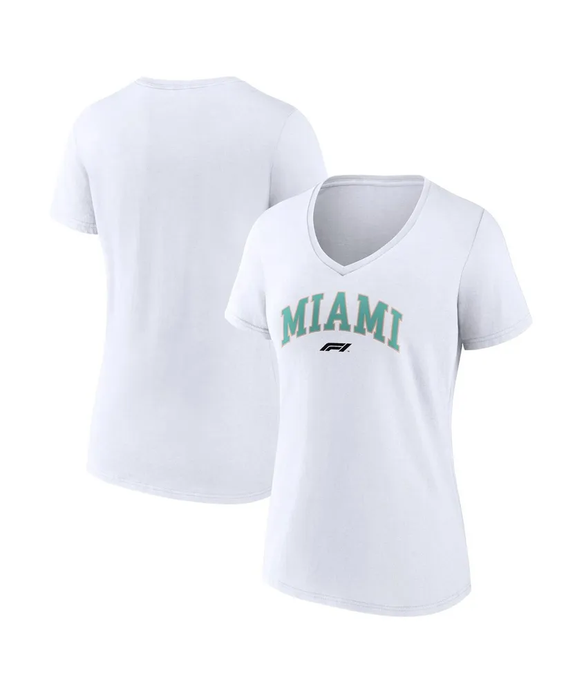 Nike Miami Marlins Women's City Connect V-neck T-Shirt - Macy's