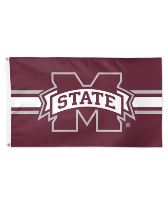 Wincraft Mississippi State Bulldogs 3' x 5' Horizontal Stripe Deluxe Single-Sided Flag