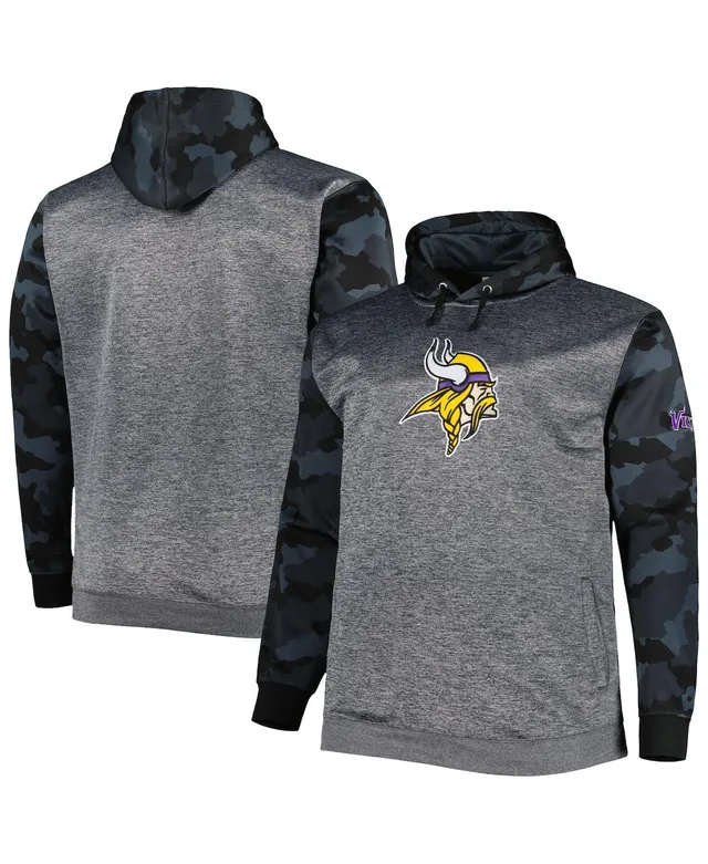 Men's Fanatics Branded Purple Minnesota Vikings Big & Tall Front Runner  Pullover Hoodie