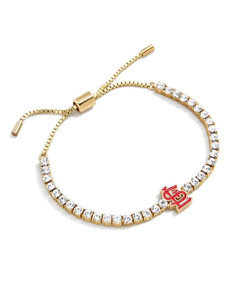 Women's Baublebar St. Louis Cardinals Pull-Tie Tennis Bracelet - Gold