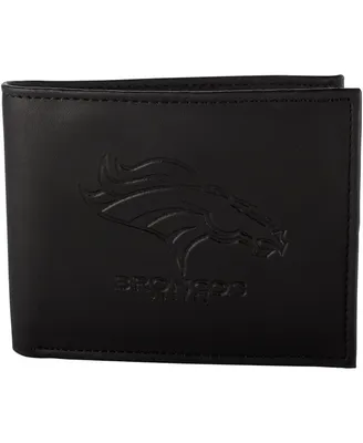 Men's Black Denver Broncos Hybrid Bi-Fold Wallet