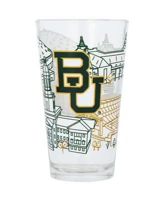 Baylor Bears 16 Oz Campus Line Art Pint Glass