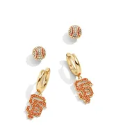 Women's Baublebar San Francisco Giants 2-Pack Earrings Set - Gold