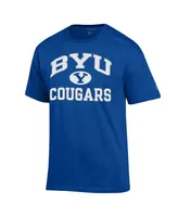 Men's Champion Royal Byu Cougars High Motor T-shirt