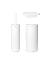 Mindset Toilet Set- Toilet Brush, Toilet Roll Holder, Toilet Roll Dispenser