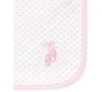 Little Me Baby Girls Prima Ballerina With All Over Heart Print Blanket