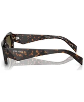 Prada Irregular Low Bridge Men's Sunglasses, Pr 27ZSF