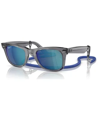 Ray-Ban Unisex Polarized Sunglasses, Wayfarer RB2140