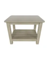 WestinTrends Outdoor Patio All-weather Modern Side Table