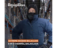 RefrigiWear Men's Extreme Hooded Black Balaclava