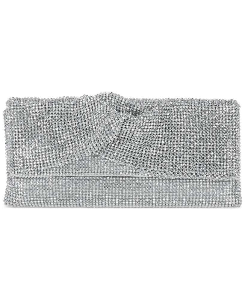 I.n.c. International Concepts Hether Twist Diamond Mesh Small Clutch Crossbody, Created for Macy's