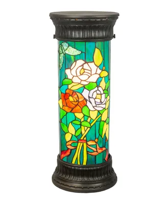 Dale Tiffany Floral Garden Column Accent Lamp