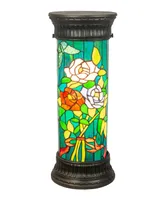 Dale Tiffany Floral Garden Column Accent Lamp