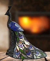 Dale Tiffany Galana Peacock Accent Lamp