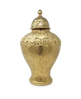 Ginger Jar and lid with Chain Detail