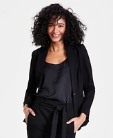 Bar Iii Women's Notch-Collar Single Button Blazer, Created for Macy's