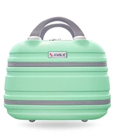 Varsity 2-Piece Carry-On Hardside Cosmetic Luggage Set