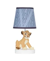 Lambs & Ivy Disney Baby Lion King Adventure Blue Lamp with Shade & Bulb - Simba