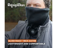 RefrigiWear Men's Silver Magic Black Neck Gaiter