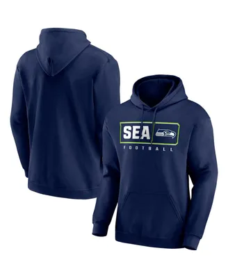 Seattle Seahawks Fanatics Branded Women's Over Under Pullover Hoodie -  College Navy