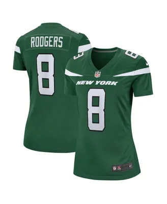 Women's Nike Aaron Rodgers Gotham Green New York Jets Game Jersey