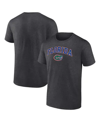 Men's Fanatics Heather Charcoal Florida Gators Campus T-shirt
