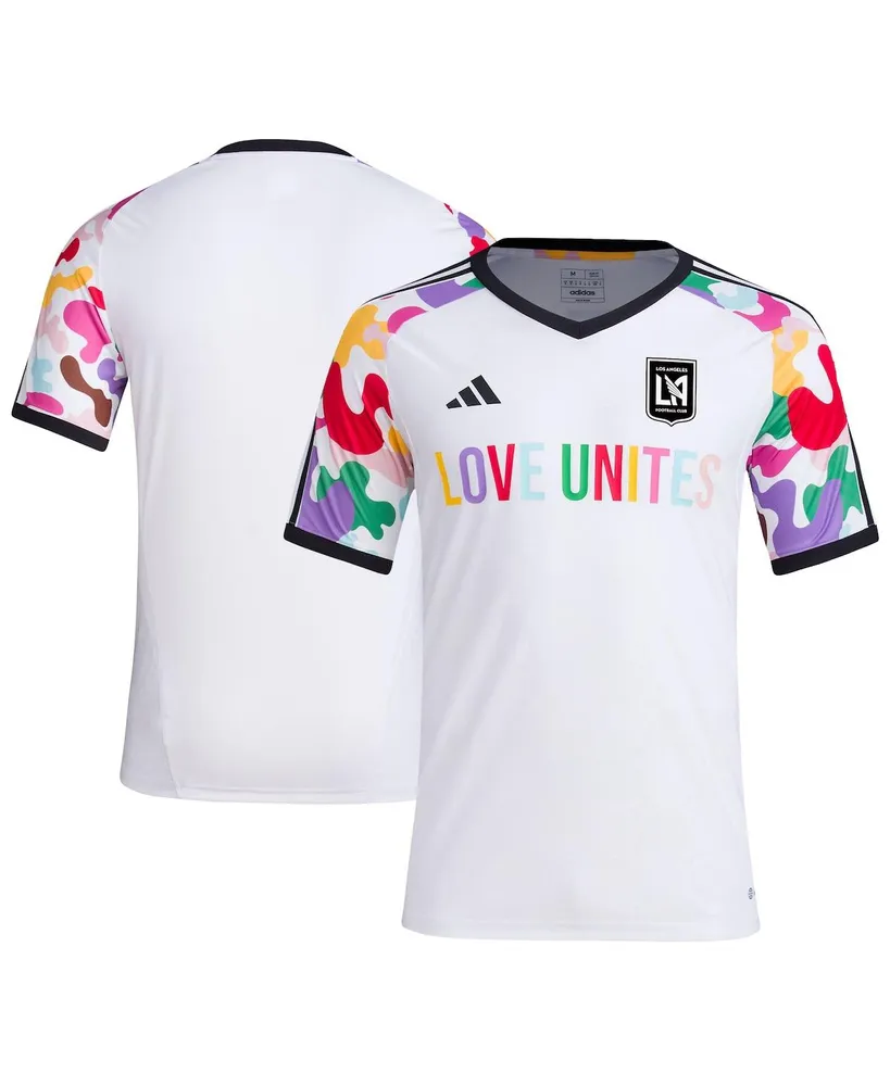 Men's adidas White Lafc 2023 Pride Pre-Match Top