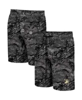 Men's Colosseum Charcoal Army Black Knights Realtree Aspect Ohana Swim Shorts