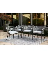 Palm Bliss Chair, Set of 4