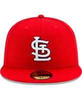 Men's New Era Red St. Louis Cardinals On-Field 2023 World Tour London Series 59FIFTY Fitted Hat