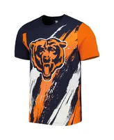Men's Starter Navy Chicago Bears Extreme Defender T-shirt