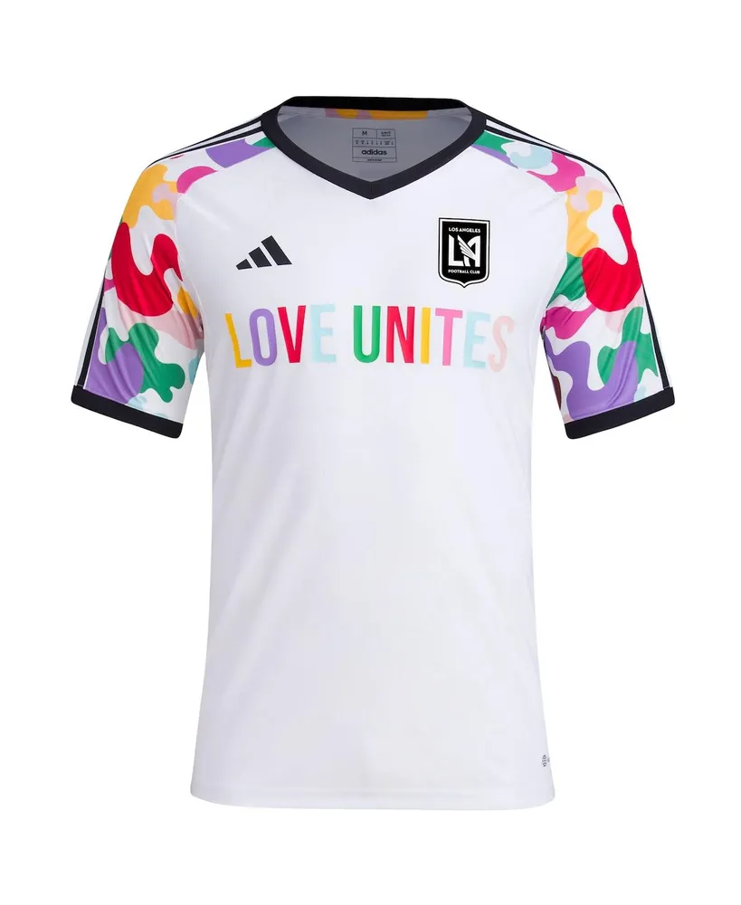 Men's adidas White Lafc 2023 Pride Pre-Match Top