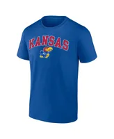 Men's Fanatics Royal Kansas Jayhawks Campus T-shirt