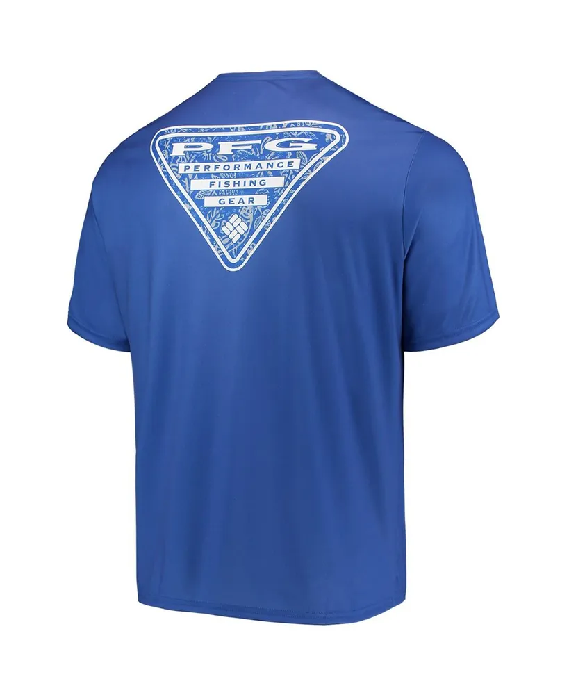 Men's Columbia Royal Kentucky Wildcats Terminal Tackle Omni-Shade T-shirt
