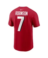 Men's Nike Bijan Robinson Atlanta Falcons Player Name and Number T-shirt