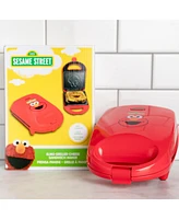 Uncanny Brands Sesame Street Elmo Single Sandwich Maker - Sesame Street Kitchen Appliance