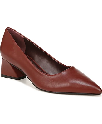 Franco Sarto Racer-Pump Pointed Toe Block Heel Pumps