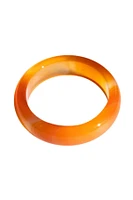 seree Persimmon — Dark orange jade stone ring