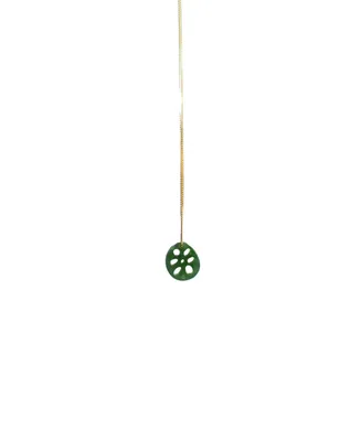seree Lotus root - Jade pendant necklace