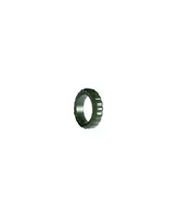 seree Sophia skinny — Ribbed jade ring