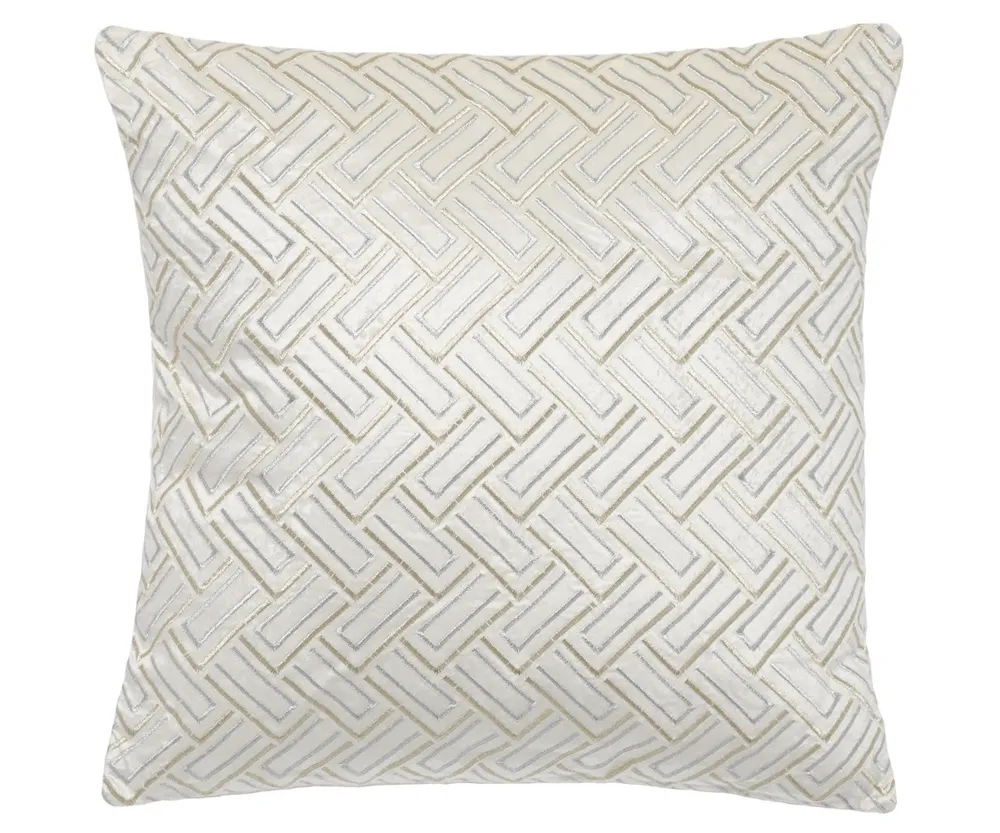 Safavieh Metallic 20" x 20" Pillow