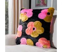 Safavieh Flower Child Fur 20" x 20" Pillow