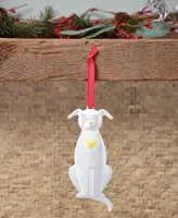 Nambe Puppy Ornament