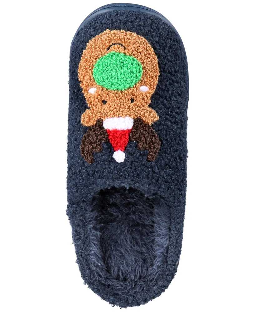 Family Pajamas Little Kid's Reindeer Closed-Toe Slippers, Created for Macy's